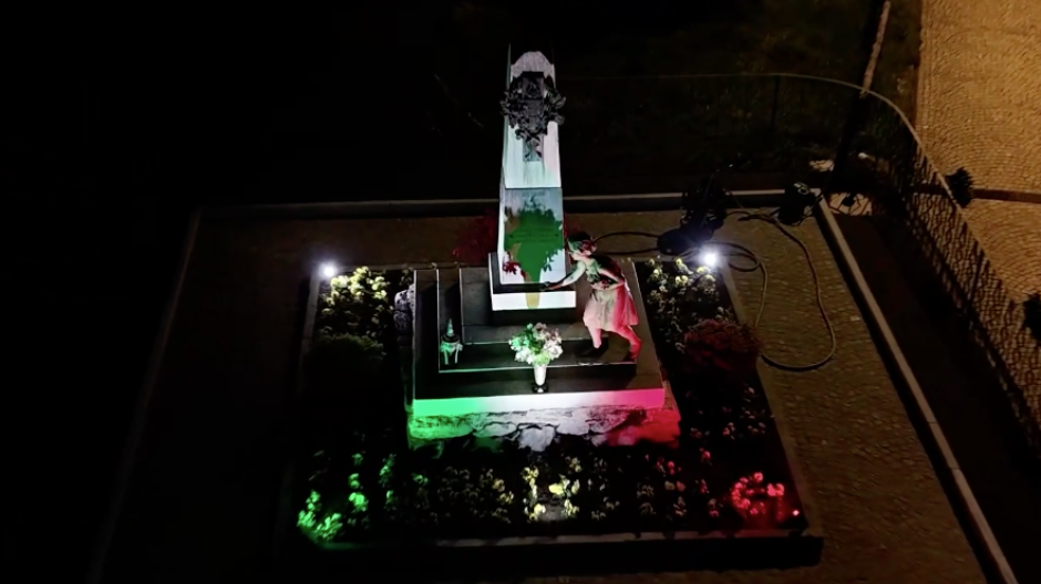 Vignone: una nuova illuminazione per il monumento ai Caduti 